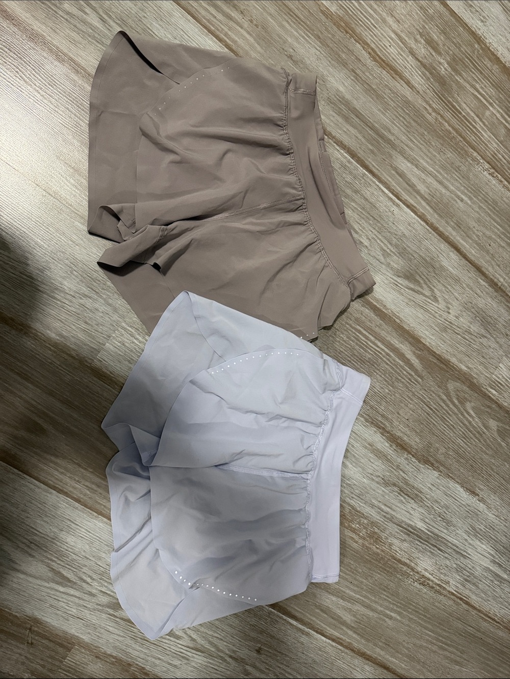 lululemon athletica Layered Performance Skorts in Taupe and Lavender